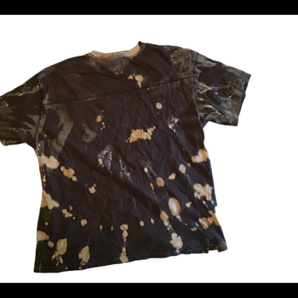 Texas Tech Reverse Tie Dye Vintage Grunge T-shirt - Picture 2 of 2